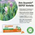 Sie sehen eine Packung Acurmin DEPOT – Curcumin mit zeitverzögerter Abgabe – Lokale Freisetzung im Magen-Darm-Bereich, Produktbild: 03 Acurmin DEPOT – Curcumin mit zeitverzögerter Abgabe – Lokale Freisetzung im Magen-Darm-Bereich, A-Nr.: 5895645 - 03