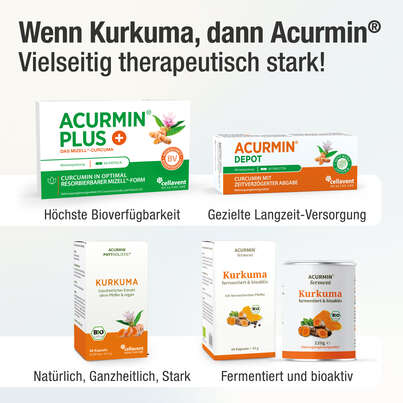 Sie sehen eine Packung Acurmin DEPOT – Curcumin mit zeitverzögerter Abgabe – Lokale Freisetzung im Magen-Darm-Bereich, Produktbild: 04 Acurmin DEPOT – Curcumin mit zeitverzögerter Abgabe – Lokale Freisetzung im Magen-Darm-Bereich, A-Nr.: 5895645 - 04