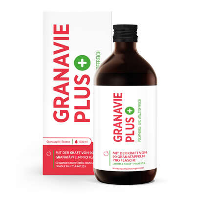 Bio-Granatapfel-Konzentrat – 45.000mg Polyphenole/L – Kraft von 90 Granatäpfeln pro 500ml – 25 Portionen, A-Nr.: 5895705 - 01