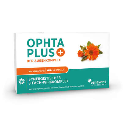 Augenvitamine – Augenkomplex der Carotinoide Lutein &amp; Zeaxanthin, B-Vitamine und Zink – 30 Kapseln, A-Nr.: 5895817 - 01