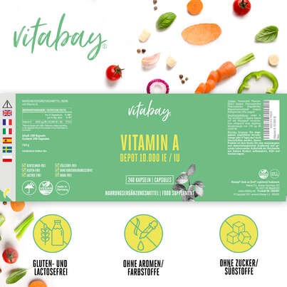 Vitabay Vitamin A 10.000 IE Depot Kapseln, A-Nr.: 5878606 - 04
