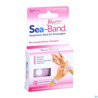 Sie sehen eine Packung Akupressurband Sea Band Pharmag Fuer Erwachsene Mama Rosa 2st, Produktbild: 03 Akupressurband Sea Band Pharmag Fuer Erwachsene Mama Rosa 2st, A-Nr.: 4197896 - 03