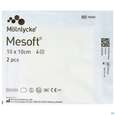 Sie sehen eine Packung Vlieskompressen Mesoft/set Steril 10x 10cm 2st, Produktbild: 01 Vlieskompressen Mesoft/set Steril 10x 10cm 2st, A-Nr.: 1652325 - 01