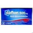 Sie sehen eine Packung Daflon Filmtabl 500mg 36st, Produktbild: 01 Daflon Filmtabl 500mg 36st, A-Nr.: 4473534 - 01