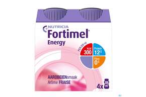 Fortimel 1.5kcal 200ml Erdbeere 4st, A-Nr.: 3237530 - 01