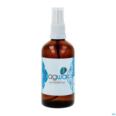 Sie sehen eine Packung Agwa Kolloidales/silber Silberwasser Spray Sks 2 100ml, Produktbild: 02 Agwa Kolloidales/silber Silberwasser Spray Sks 2 100ml, A-Nr.: 4147533 - 02