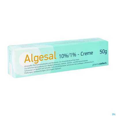 Sie sehen eine Packung Algesal Creme 50g, Produktbild: 02 Algesal Creme 50g, A-Nr.: 1321195 - 02