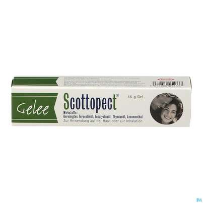 Sie sehen eine Packung Scottopect Gelee 45g, Produktbild: 01 Scottopect Gelee 45g, A-Nr.: 0051339 - 01