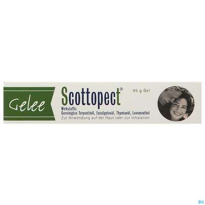Sie sehen eine Packung Scottopect Gelee 45g, Produktbild: 02 Scottopect Gelee 45g, A-Nr.: 0051339 - 02