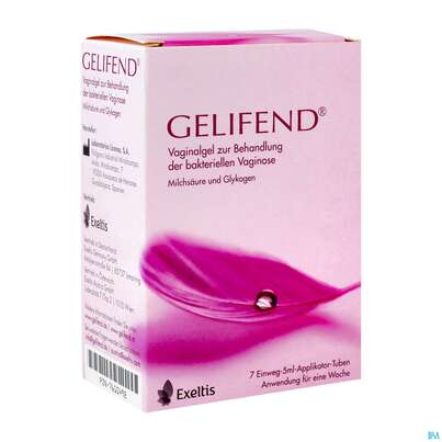Sie sehen eine Packung Vaginal Gel Gelifend 5ml Einweg Applikator Tuben 7st, Produktbild: 02 Vaginal Gel Gelifend 5ml Einweg Applikator Tuben 7st, A-Nr.: 4847874 - 02