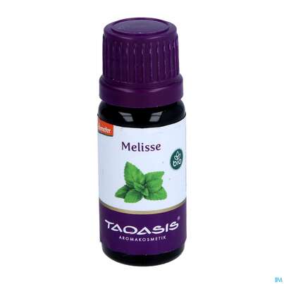 Sie sehen eine Packung Taoasis Melissenöl Bio 8 %, 10ml In Jojobaöl Bio|demeter 10ml, Produktbild: 01 Taoasis Melissenöl Bio 8 %, 10ml In Jojobaöl Bio|demeter 10ml, A-Nr.: 3495060 - 01