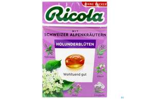 Ricola Zuckerfrei Holunderblueten Box 50g, A-Nr.: 5627502 - 01