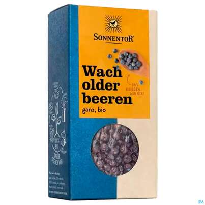 Sie sehen eine Packung Sonnentor Gewuerz/bio Wacholder-beeren 00336 35g, Produktbild: 04 Sonnentor Gewuerz/bio Wacholder-beeren 00336 35g, A-Nr.: 3390958 - 04