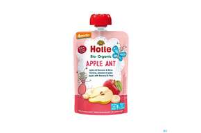 Holle Demeter Bio Fruechtepueree Ab 1 Jahr Apple Ant Apfel/banane/birne 100g, A-Nr.: 5080771 - 01