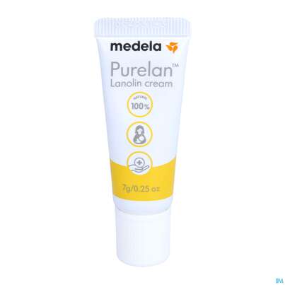Sie sehen eine Packung Medela Pure Lan Brustwarzencreme 7g, Produktbild: 10 Medela Pure Lan Brustwarzencreme 7g, A-Nr.: 2048643 - 10