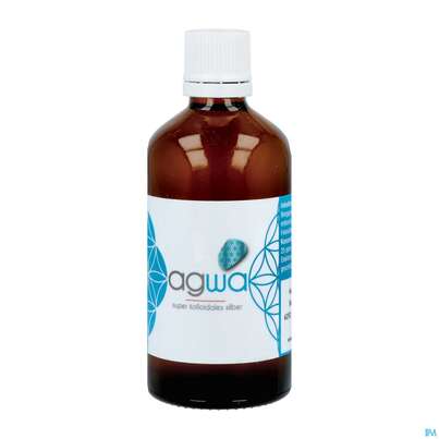 Sie sehen eine Packung Agwa Kolloidales/silber Silberwasser Sks 2 100ml, Produktbild: 02 Agwa Kolloidales/silber Silberwasser Sks 2 100ml, A-Nr.: 4260732 - 02