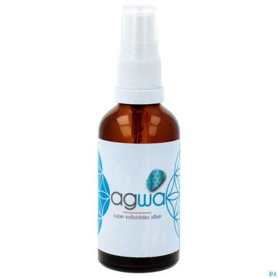 Sie sehen eine Packung Agwa Kolloidales/silber Silberwasser Spray Sks 2 50ml, Produktbild: 01 Agwa Kolloidales/silber Silberwasser Spray Sks 2 50ml, A-Nr.: 4147527 - 01