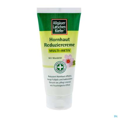 Sie sehen eine Packung Allgaeuer Latschenkiefer Hornhaut Reduziercreme Multi-aktiv 100ml, Produktbild: 02 Allgaeuer Latschenkiefer Hornhaut Reduziercreme Multi-aktiv 100ml, A-Nr.: 5704987 - 02