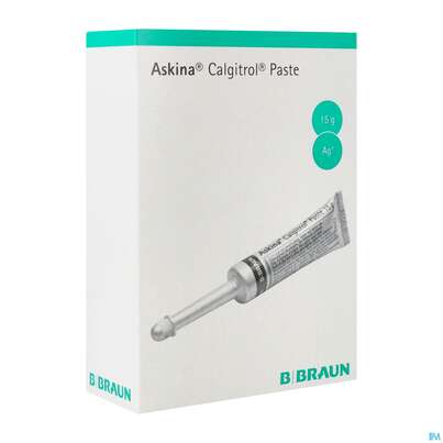 Sie sehen eine Packung Askina Calgitrol Paste 15g 10st, Produktbild: 02 Askina Calgitrol Paste 15g 10st, A-Nr.: 4146166 - 02