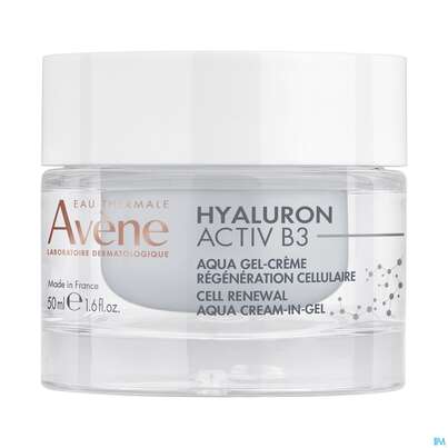 Sie sehen eine Packung Avene Hyaluron Activ B3 Aqua-gel Nf 50ml, Produktbild: 03 Avene Hyaluron Activ B3 Aqua-gel Nf 50ml, A-Nr.: 5826489 - 03