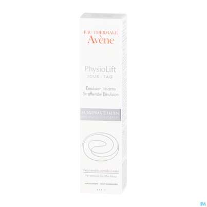 Sie sehen eine Packung Avene Physiolift Straffende Tag Emulsion 30ml, Produktbild: 02 Avene Physiolift Straffende Tag Emulsion 30ml, A-Nr.: 4371727 - 02