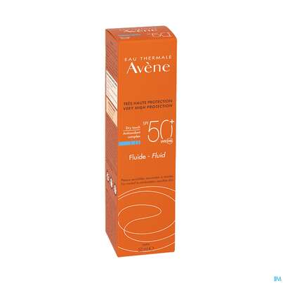 Sie sehen eine Packung Avène Sonnenfluid Spf 50+ Mit Duftstoffen 50ml, Produktbild: 03 Avène Sonnenfluid Spf 50+ Mit Duftstoffen 50ml, A-Nr.: 2840448 - 03