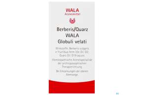 Sie sehen eine Packung Berberis Quarz Wala Globuli Velati 20g, Produktbild: 01 Berberis Quarz Wala Globuli Velati 20g, A-Nr.: 4480741 - 01