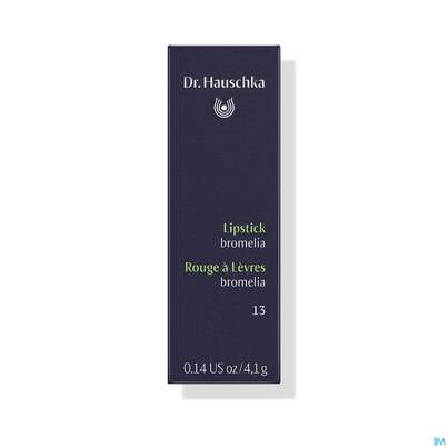 Sie sehen eine Packung Dr. Hauschka Lipstick 13 Bromelia 4,1g, Produktbild: 01 Dr. Hauschka Lipstick 13 Bromelia 4,1g, A-Nr.: 4592925 - 01