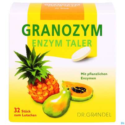 Sie sehen eine Packung Dr.grandel Granozym Enzym Taler Nr.1267 32st, Produktbild: 01 Dr.grandel Granozym Enzym Taler Nr.1267 32st, A-Nr.: 2751986 - 01