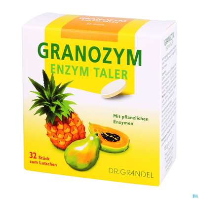 Sie sehen eine Packung Dr.grandel Granozym Enzym Taler Nr.1267 32st, Produktbild: 02 Dr.grandel Granozym Enzym Taler Nr.1267 32st, A-Nr.: 2751986 - 02