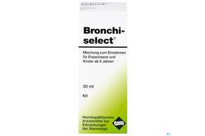 Sie sehen eine Packung Dreluso Bronchiselect 30ml, Produktbild: 01 Dreluso Bronchiselect 30ml, A-Nr.: 3518022 - 01
