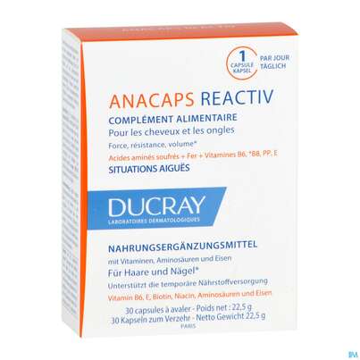 Ducray Anacaps Reactiv 30 Caps, A-Nr.: 4891504 - 03