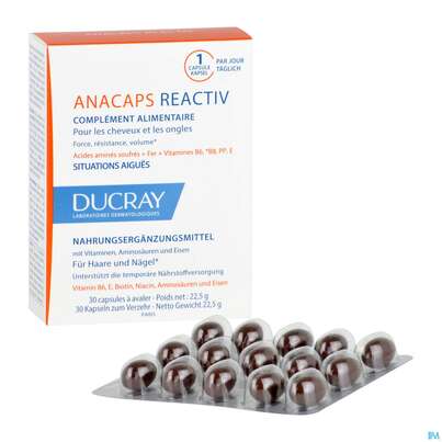 Ducray Anacaps Reactiv 30 Caps, A-Nr.: 4891504 - 04
