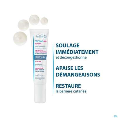 Sie sehen eine Packung Ducray Dexyane Med Creme Augenlid Neu 15ml, Produktbild: 14 Ducray Dexyane Med Creme Augenlid Neu 15ml, A-Nr.: 5659703 - 14