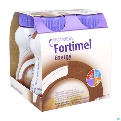 Sie sehen eine Packung Fortimel 1.5kcal 200ml Schoko 4st, Produktbild: 04 Fortimel 1.5kcal 200ml Schoko 4st, A-Nr.: 3237553 - 04