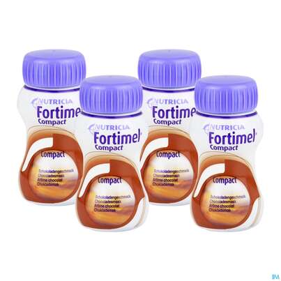 Fortimel/compact/2.4 125ml Vitalflasche Schokolade 6x4 24st, A-Nr.: 3817813 - 01