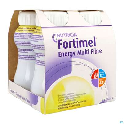 Fortimel/multifibre 1,5kcal 200ml Flasche Vanille 4st, A-Nr.: 3237731 - 02