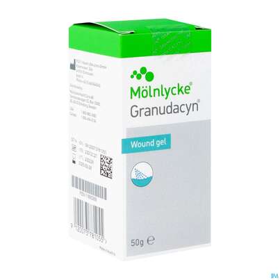 Sie sehen eine Packung Granudacyn Wundgel 50g, Produktbild: 02 Granudacyn Wundgel 50g, A-Nr.: 5353714 - 02