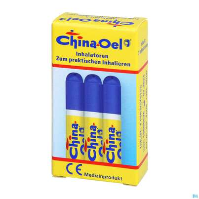 Sie sehen eine Packung Inhalatoren U.zubehoer China Oel 3st, Produktbild: 02 Inhalatoren U.zubehoer China Oel 3st, A-Nr.: 4899670 - 02
