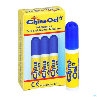 Sie sehen eine Packung Inhalatoren U.zubehoer China Oel 3st, Produktbild: 05 Inhalatoren U.zubehoer China Oel 3st, A-Nr.: 4899670 - 05