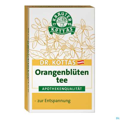 Sie sehen eine Packung Dr.Kottas Tee Orangenblueten 20st, Produktbild: 01 Dr.Kottas Tee Orangenblueten 20st, A-Nr.: 3886599 - 01