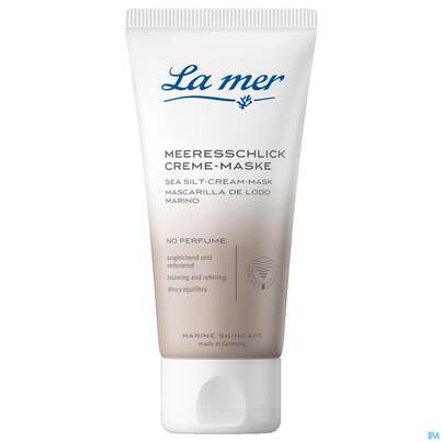 Sie sehen eine Packung La Mer Ohne Parfum Meeresschlick-creme Maske Tube 50ml, Produktbild: 02 La Mer Ohne Parfum Meeresschlick-creme Maske Tube 50ml, A-Nr.: 5452379 - 02