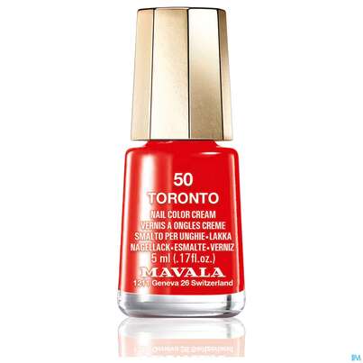 Sie sehen eine Packung Mavala Nagellacke 50 Toronto 5ml, Produktbild: 01 Mavala Nagellacke 50 Toronto 5ml, A-Nr.: 4773489 - 01