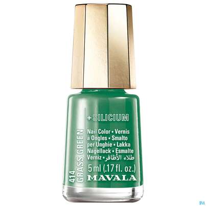 Sie sehen eine Packung Mavala Nagellacke +si 414 Grass Green 5ml, Produktbild: 02 Mavala Nagellacke +si 414 Grass Green 5ml, A-Nr.: 5570908 - 02