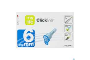 Diagnostika U.zubehoer Mylife Clickfine Pen-nadeln 31gx 6mm 100st, A-Nr.: 3943630 - 01