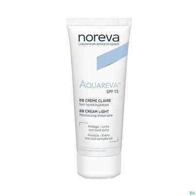 Sie sehen eine Packung Noreva Aquareva Getönte-bb Creme Hell 40ml, Produktbild: 03 Noreva Aquareva Getönte-bb Creme Hell 40ml, A-Nr.: 4995600 - 03