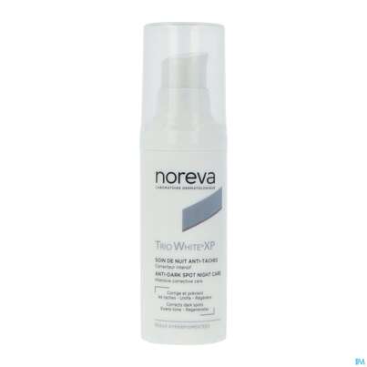 Sie sehen eine Packung Noreva Trio White Xp Nachtpflege 30ml, Produktbild: 03 Noreva Trio White Xp Nachtpflege 30ml, A-Nr.: 3948188 - 03