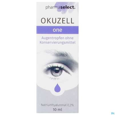 Sie sehen eine Packung Augentropfen Okuzell One 10ml, Produktbild: 02 Augentropfen Okuzell One 10ml, A-Nr.: 5060171 - 02