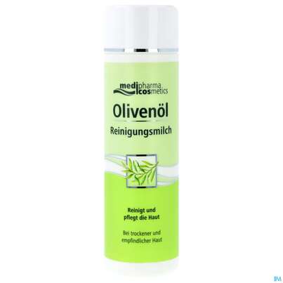 Sie sehen eine Packung Oliven Oel Dr.theiss Reinigungs Milch 200ml, Produktbild: 01 Oliven Oel Dr.theiss Reinigungs Milch 200ml, A-Nr.: 3130559 - 01