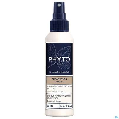 Sie sehen eine Packung Phyto Heat Protection Spray Repair 230c Anti-breakage 175ml, Produktbild: 01 Phyto Heat Protection Spray Repair 230c Anti-breakage 175ml, A-Nr.: 5829890 - 01